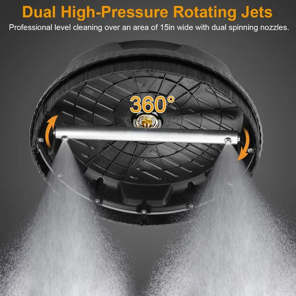 15-Inch Power Washer Surface Cleaner – 4000 PSI High-Pressure