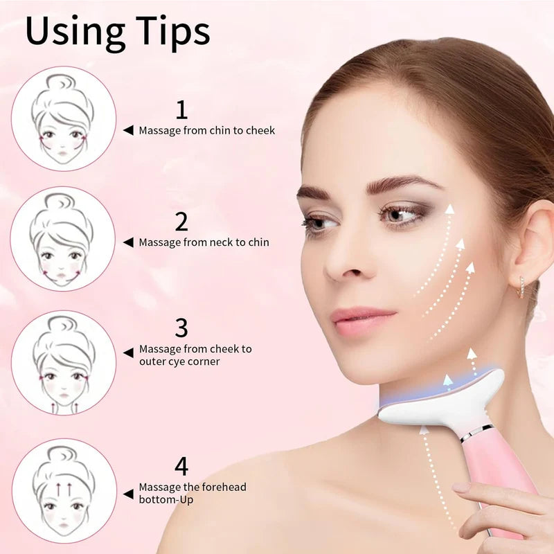 Neck & Face Massager – 3-in-1 Facial Massage & Skin Care Tool
