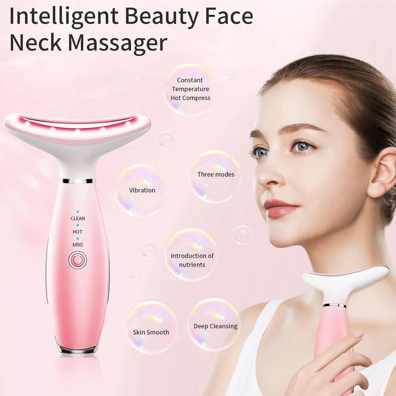 Neck & Face Massager – 3-in-1 Facial Massage & Skin Care Tool
