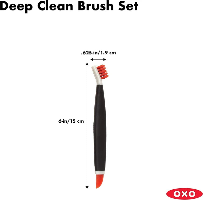 Good Grips Deep Clean Brush Set – Multi-Purpose Cleaning Brushes